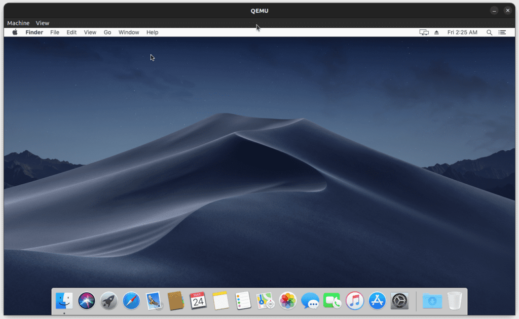 MacOS is ready