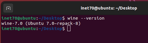 check current wine version