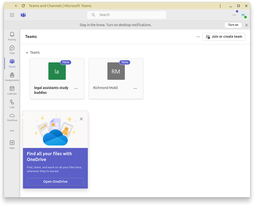 Microsoft Teams Shortcut