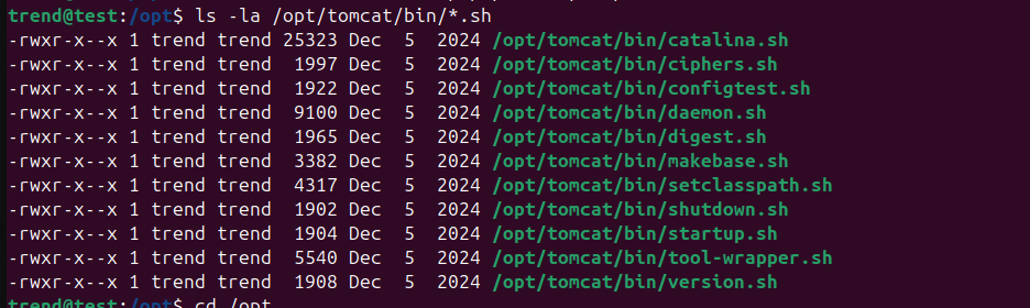 After installing Tomcat 9's output