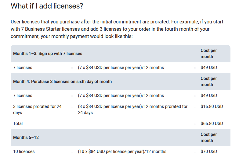 Google Workspace Annual/Fixed-Term Plan