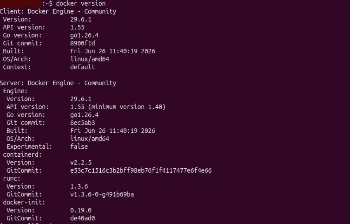 Docker version
