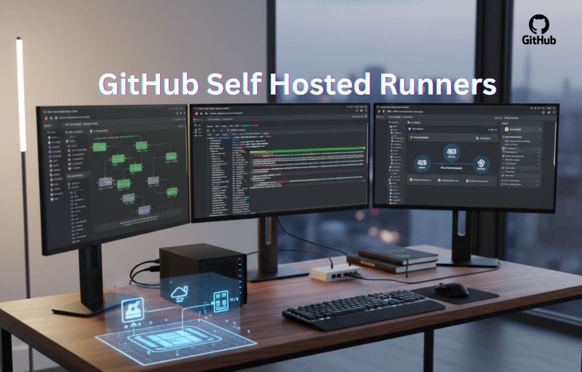 GitHub self hosted runner setup running CI/CD workflows on a private server