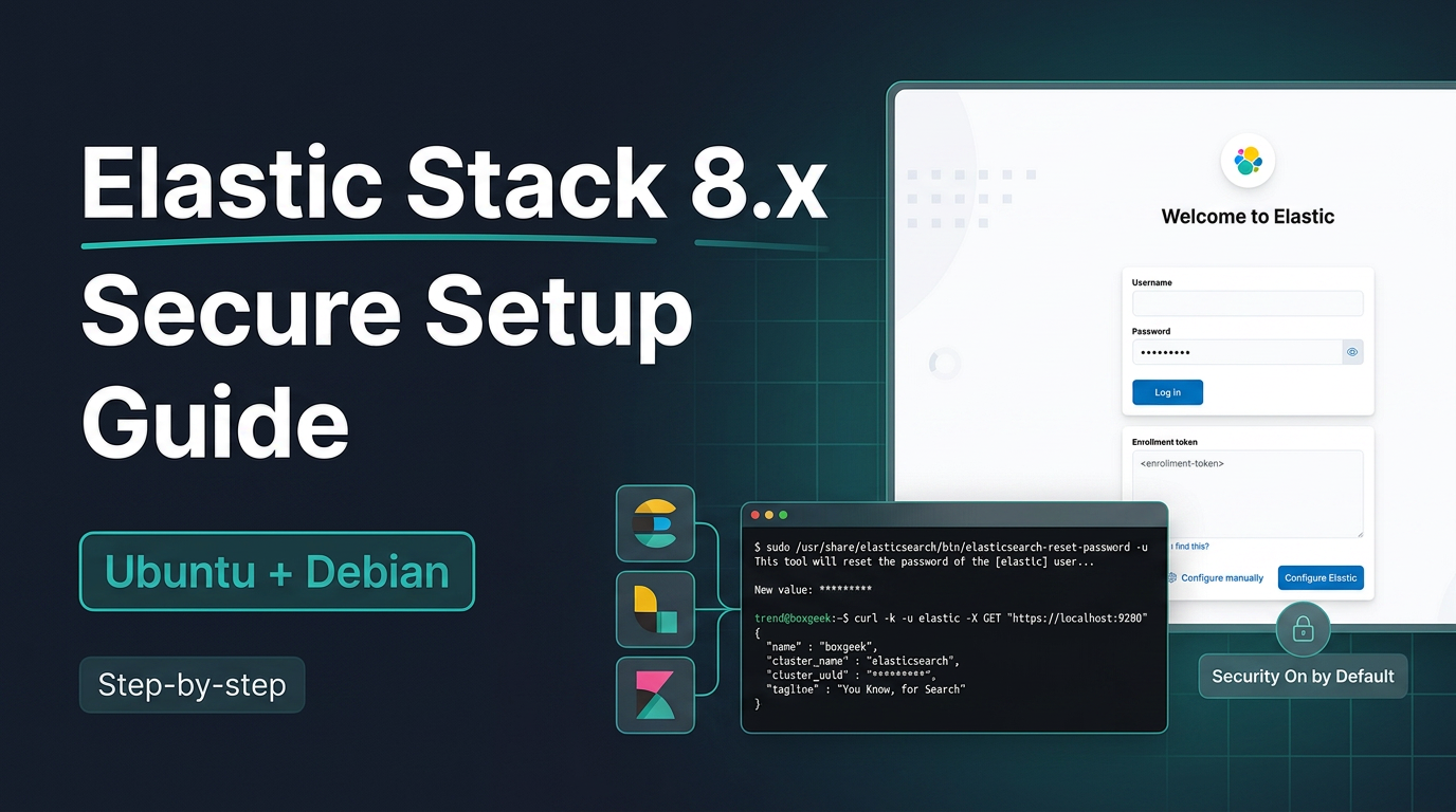 Install Elastic Stack 8.x on Ubuntu & Debian