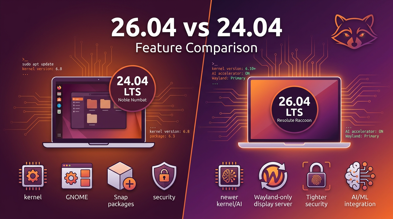 Ubuntu 26.04 vs 24.04 LTS