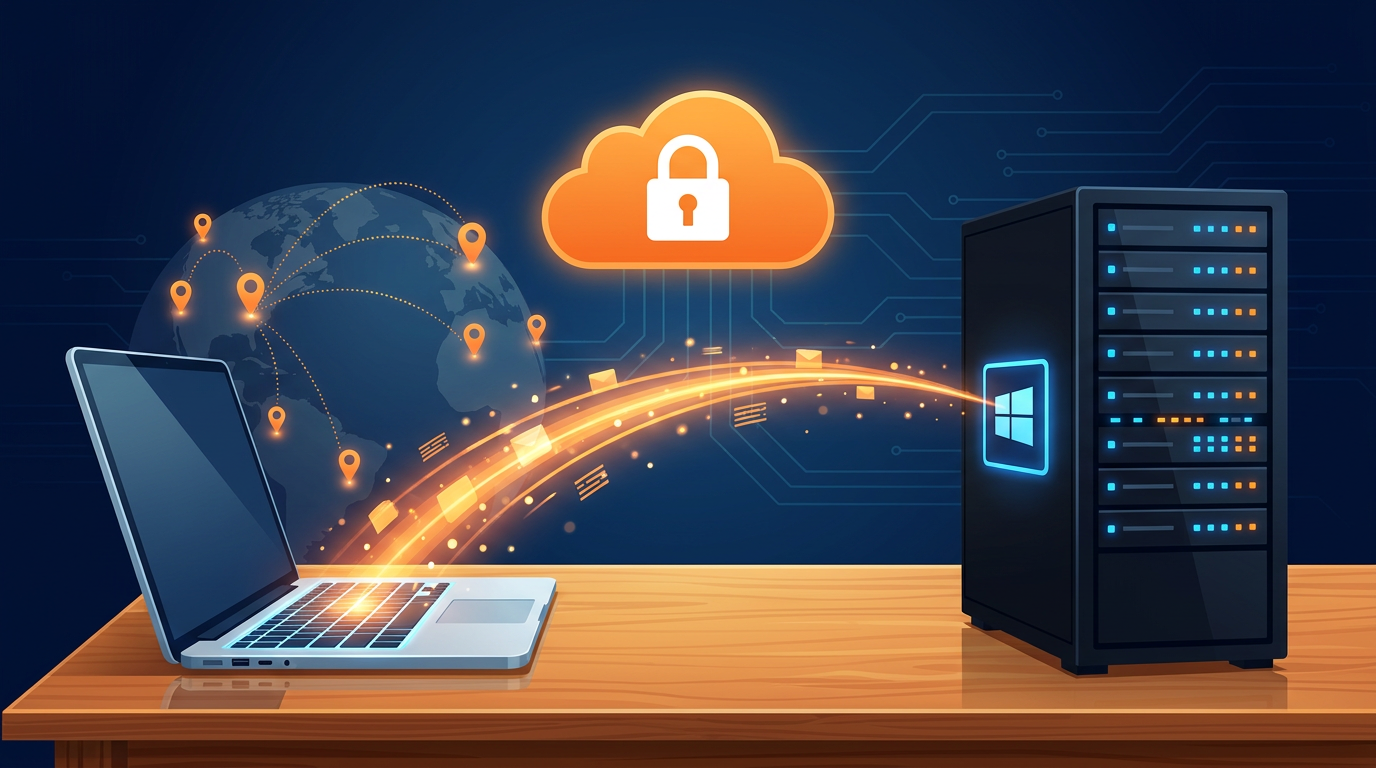Remote Desktop without VPN or Public IP Address (Thumbnail)