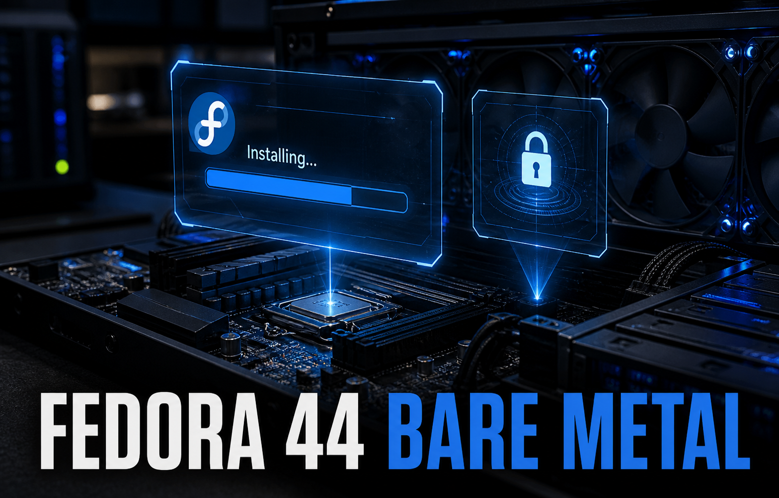Fedora 44 Anaconda Web UI Bare-Metal Install Guide