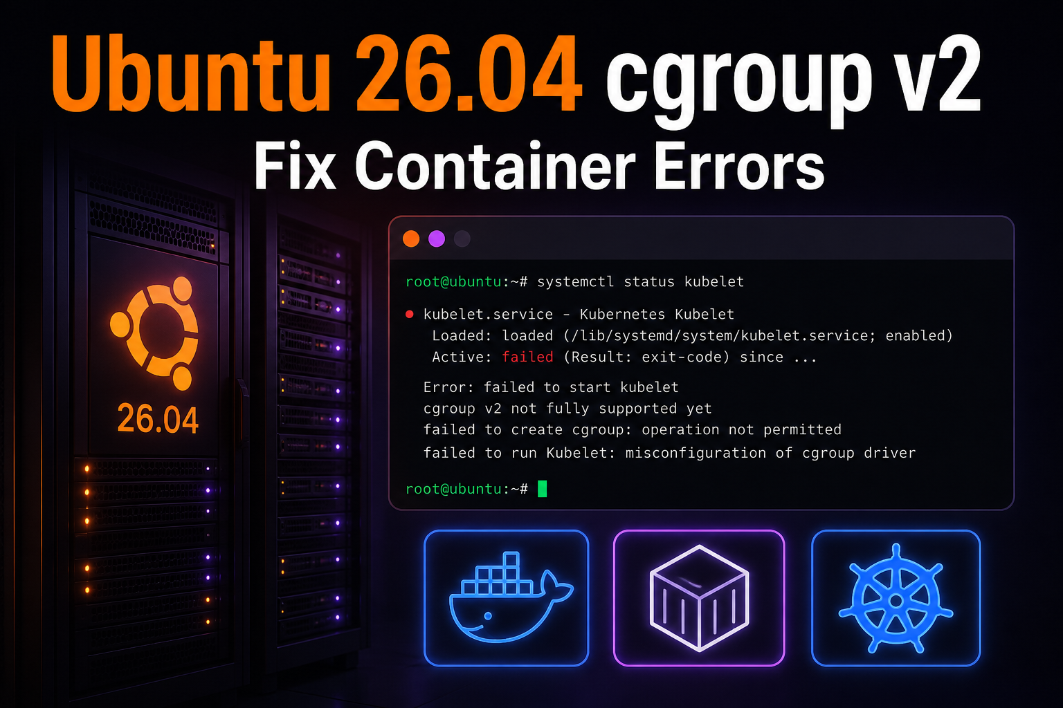 Ubuntu 26.04 cgroup v2