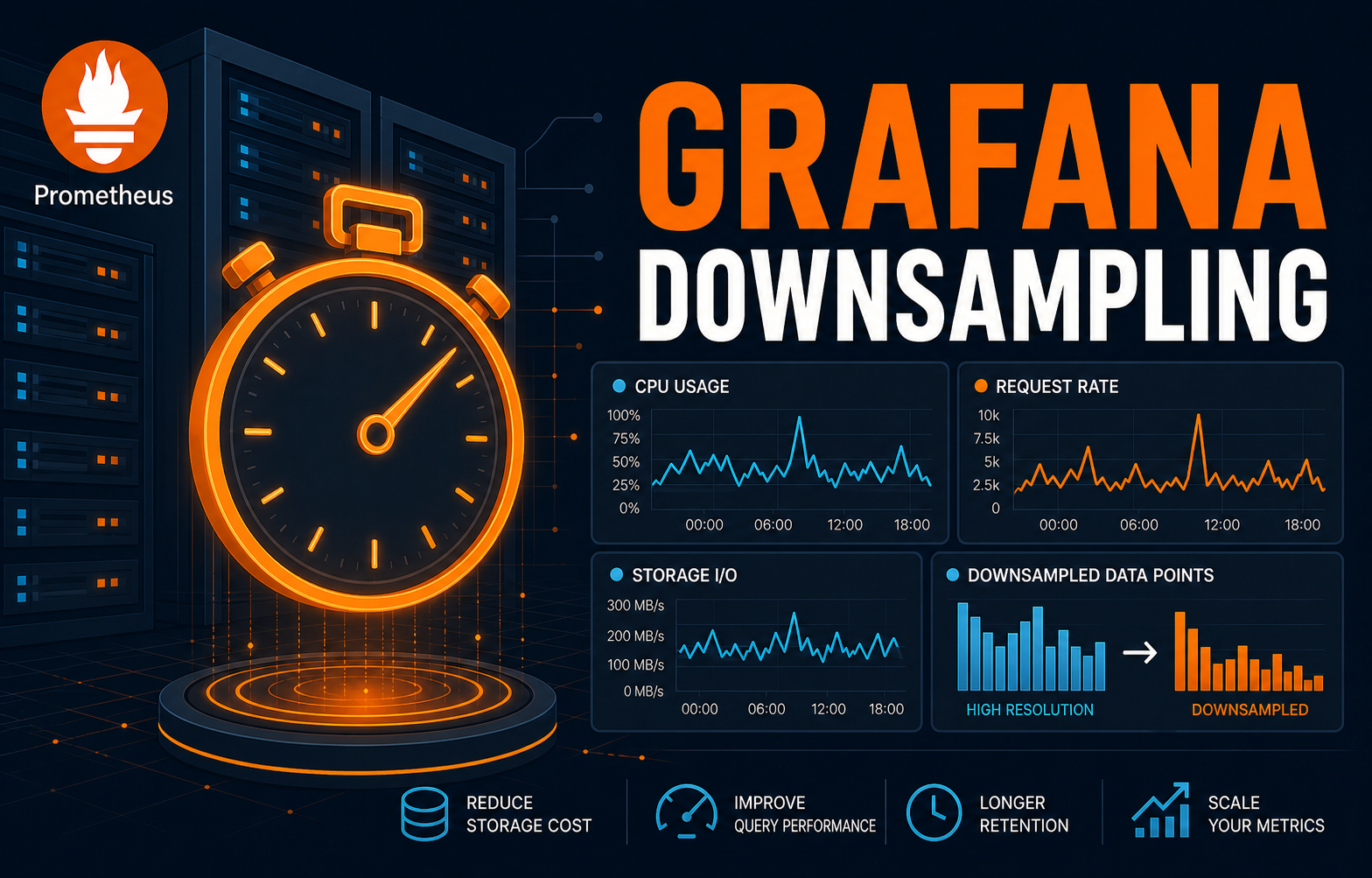 Grafana Downsampling with Prometheus 3.14 Math